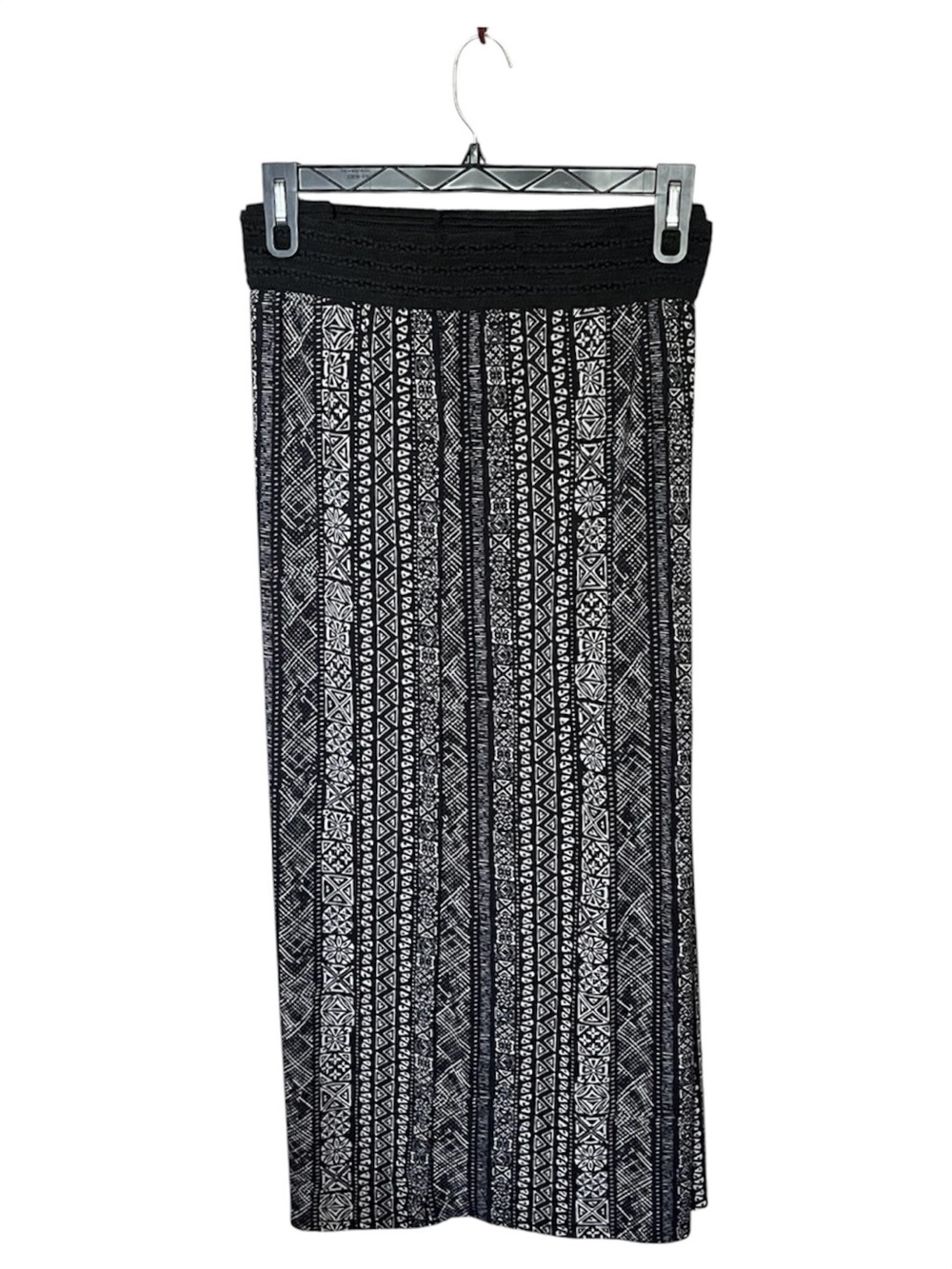 French Laundry Stretch Black and White Cropped Wide-Leg Palazzo Pants Size 3X